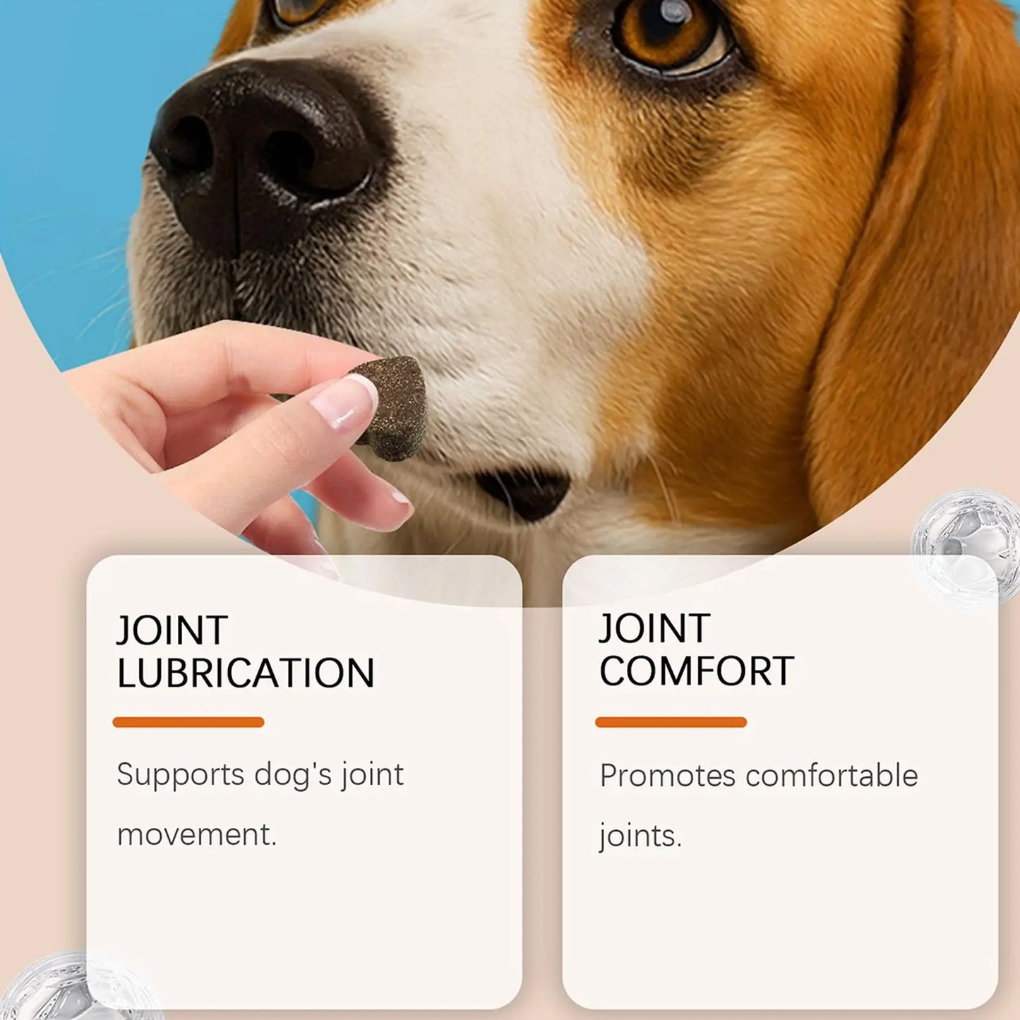Dog Joint Supplement Chewable Pill 100-piece Dog Joint And Hip Supplement For Home Travel Daily Care Digestive Absorption Pet