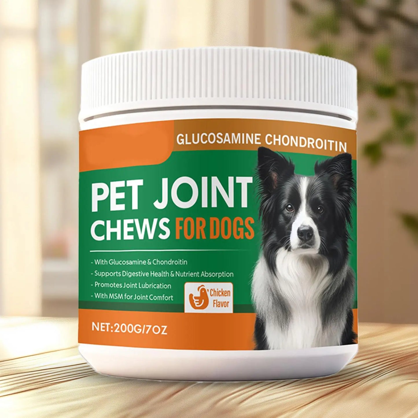 Dog Joint Supplement Chewable Pill 100-piece Dog Joint And Hip Supplement For Home Travel Daily Care Digestive Absorption Pet